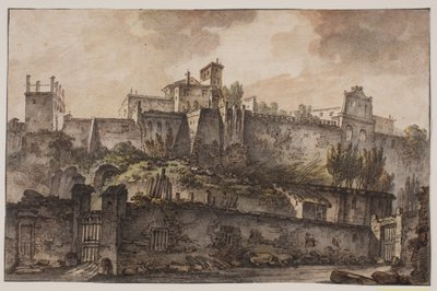 Scene from the Foot of the Palatine, Rome by Jens Petersen Lund