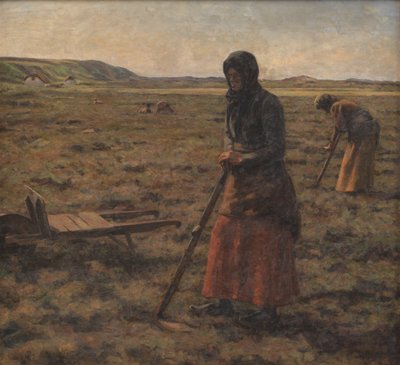 Women Hoeing Heather by Jens Vige