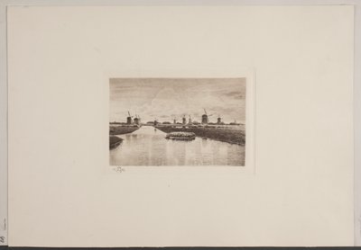 At Kinderdijk in Holland by Jensen