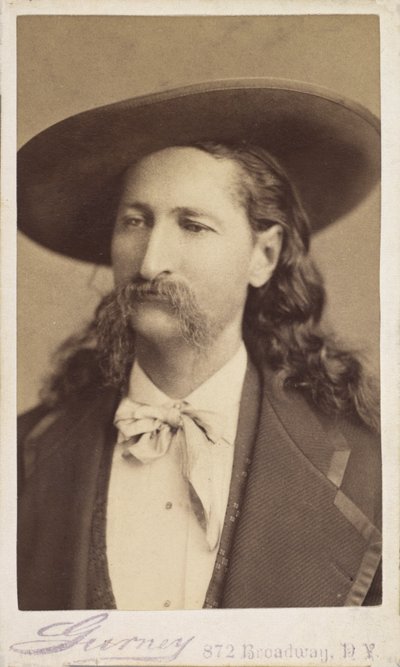 Wild Bill Hickok, pub. 1873 by Jeremiah Gurney