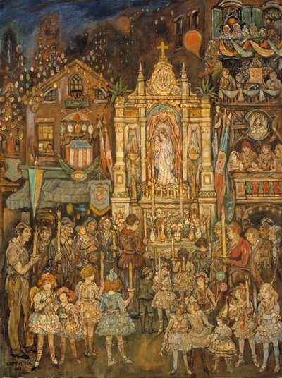 Street Shrine, 1931 by Jerome Myers