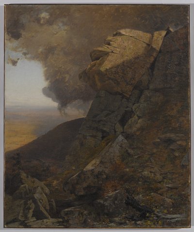A Cliff in the Kaatskills by Jervis McEntee