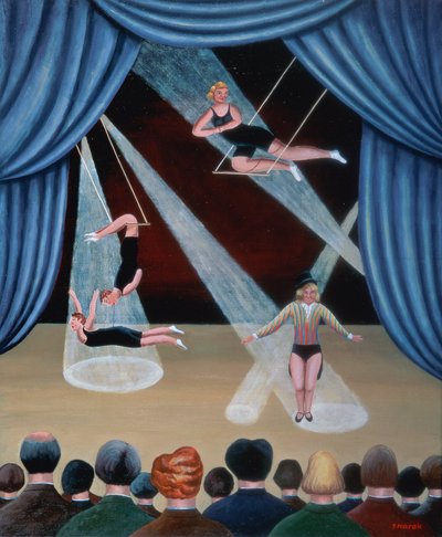 Circus Acrobats by Jerzy Marek