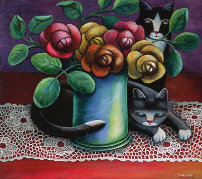 Roses and Old Lace by Jerzy Marek
