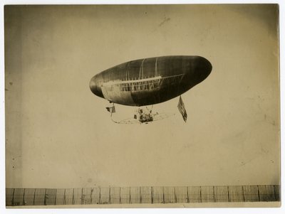 "Ville de St Mande" Airship by Jessie Tarbox Beals