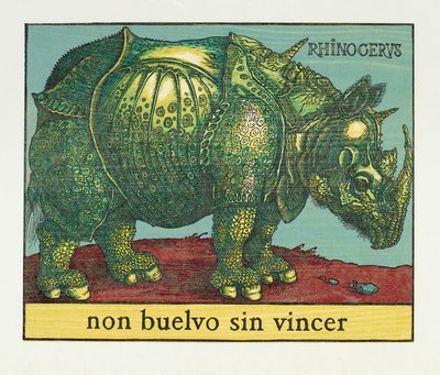 Green Rhino, 2007 by Jim Monson