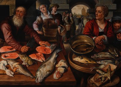 Fish Market, 1568 by Joachim Beuckelaer