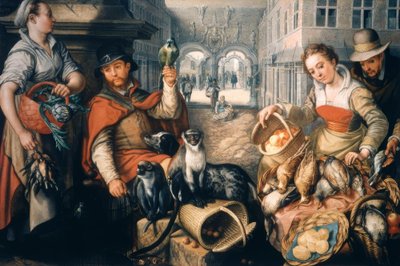 Seller of Exotic Animals by Joachim Beuckelaer