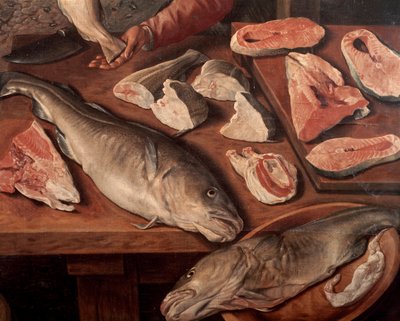 Fish market by Joachim Beuckelaer