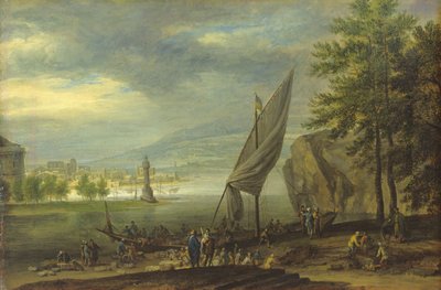 Harbour Landscape by Joachim Franz Beich