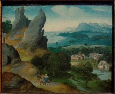 Landscape with the Flight into Egypt by Joachim Patinir