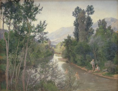 Autumn Day by the Liri River by Joakim Frederik Skovgaard