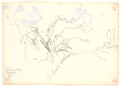 Branch Studies. Classens Garden by Joakim Frederik Skovgaard