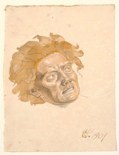 Head of a Man by Joakim Frederik Skovgaard