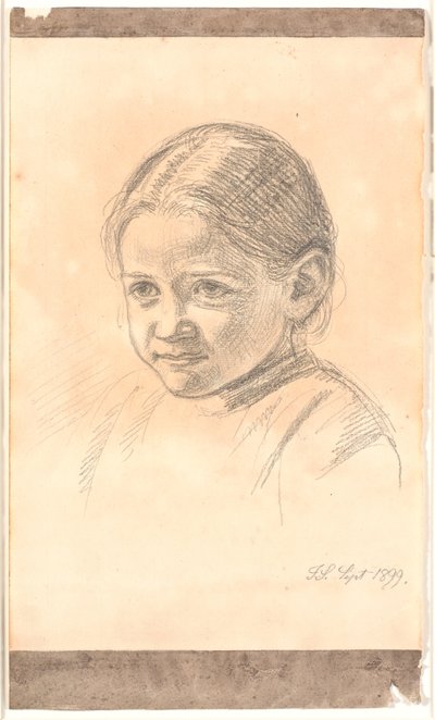 Portrait of Eline Skovgaard? by Joakim Frederik Skovgaard