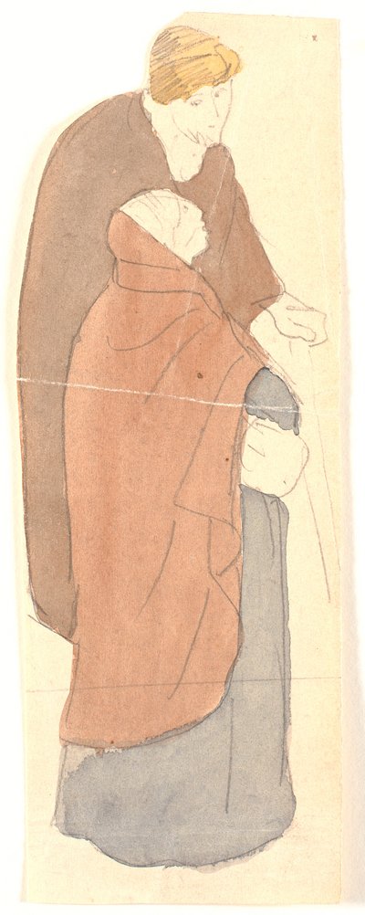 Standing Woman and Man by Joakim Frederik Skovgaard