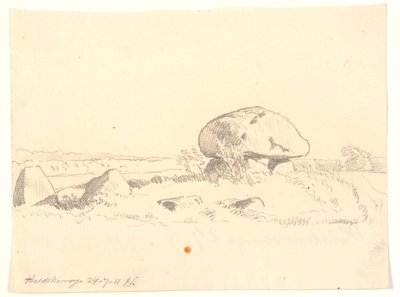 Dolmen. Haldskovvænge by Joakim Frederik Skovgaard