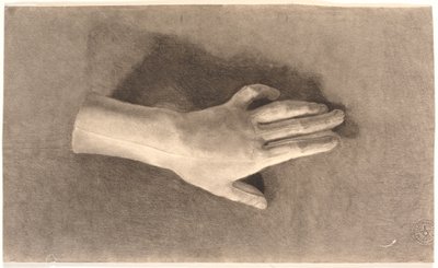 Study of a Plaster Hand by Joakim Frederik Skovgaard