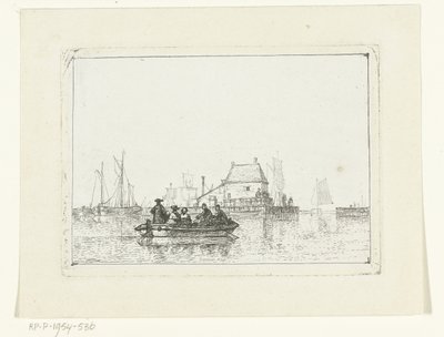 Rowboat with Passengers on the IJ by Joan Berg