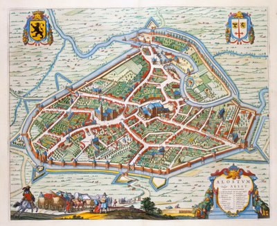 Aalst, 1649 by Joan Blaeu