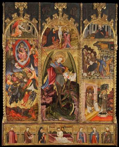 Altarpiece of Saint Michael the Archangel by Joan or Juan Mates