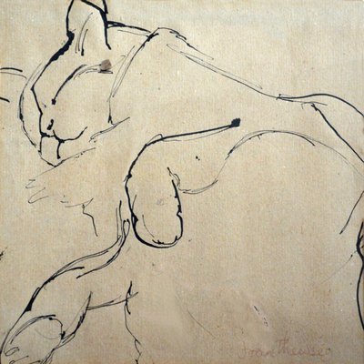 Cat, Mouser, 1980 by Joan Thewsey