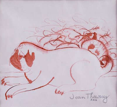 Pug Puppy 2, 2005 by Joan Thewsey