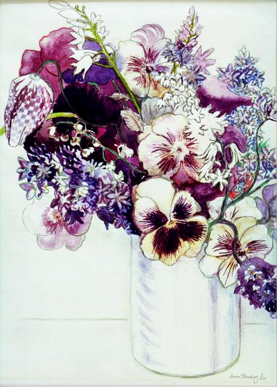 Spring Flowers with Fritillaria, 2005 by Joan Thewsey