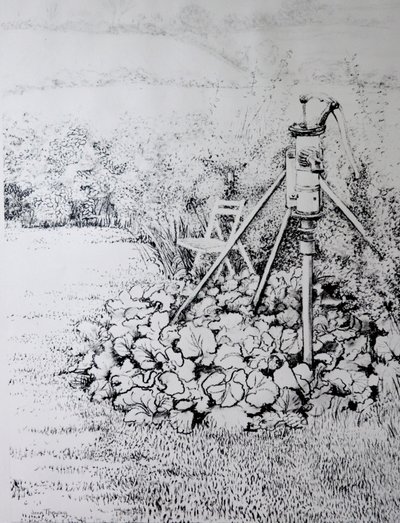 The Garden Pump, 1973 by Joan Thewsey