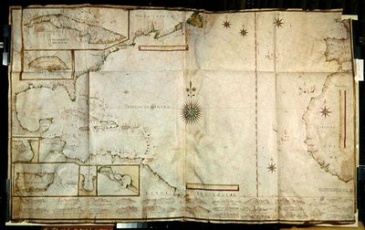 Map of the Caribbean by Joao Teixeira