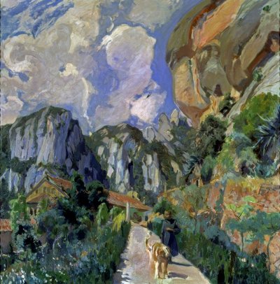 The Garden of the Ministers, Montserrat by Joaquim Mir i Trinxet