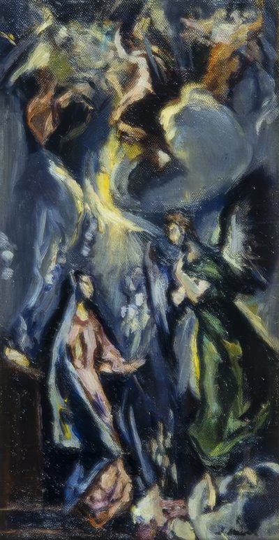 Annunciation by Joaquim Mir i Trinxet