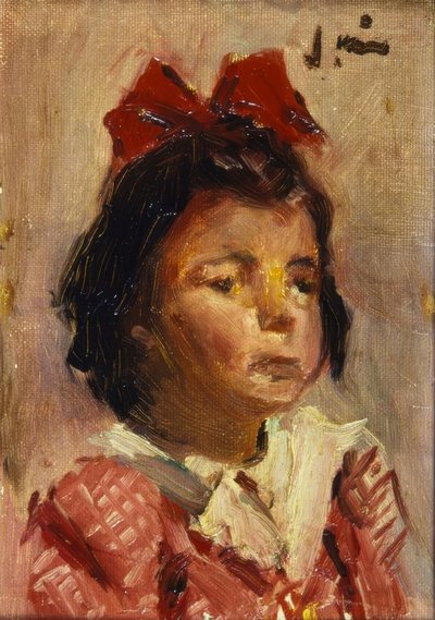Portrait of a Girl by Joaquim Mir i Trinxet
