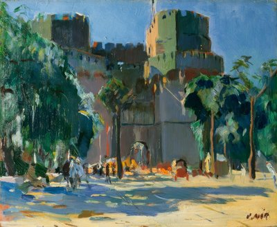 Torres Serranos, Valencia by Joaquim Mir i Trinxet