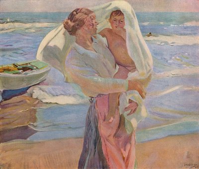 After Bathing by Joaquín Sorolla