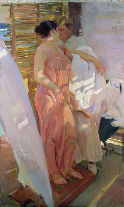 After the Bath by Joaquin Sorolla y Bastida