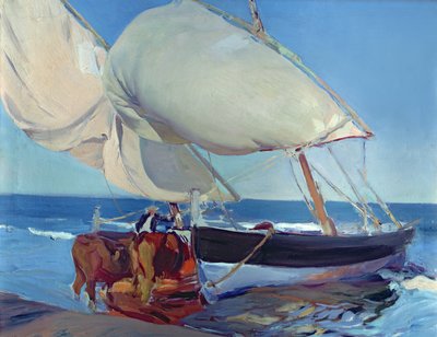 Sailing Boats by Joaquin Sorolla y Bastida