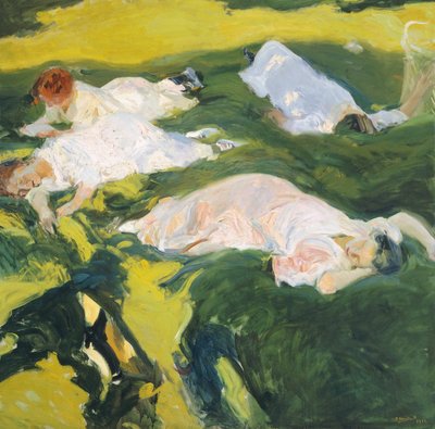 The Siesta by Joaquín Sorolla