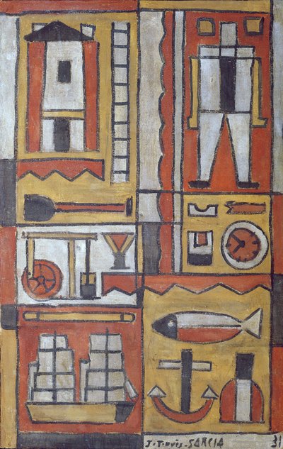 Constructive by Joaquin Torres Garcia