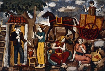 Gypsies by Joaquin Torres Garcia