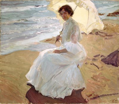 Clotilde on the Beach by Joaquín Sorolla