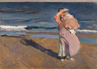 Fisherwoman with Child, Valencia by Joaquín Sorolla