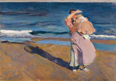Fisherwoman with Her Son by Joaquín Sorolla