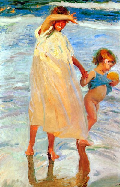 The Two Sisters, 1909 by Joaquín Sorolla