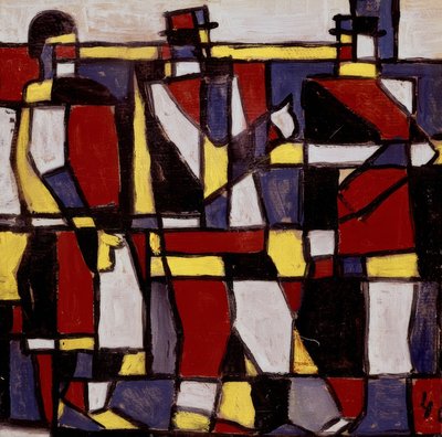 Three Figures by Joaquín Torres García