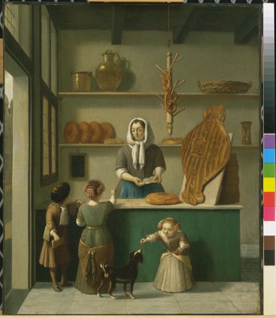The Bakery Shop, c.1680 by Job Berckheyde