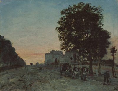 Le Boulevard Jourdan, Paris by Johan Barthold Jongkind
