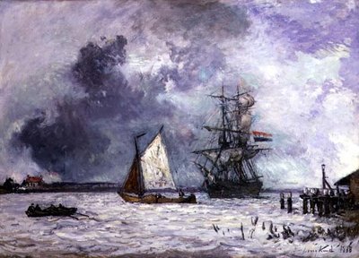 The Meuse by Johan Barthold Jongkind