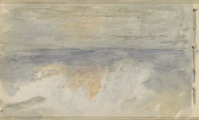 Seascape with Sunset by Johan Antonie de Jonge