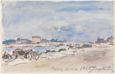 Bercy, 1868 by Johan Barthold Jongkind